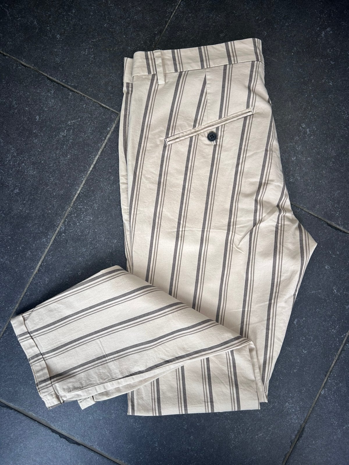 Mason’s Forte Dei Marmi Chino gestreept, Ophalen of Verzenden, Zo goed als nieuw, Maat 48/50 (M), Beige