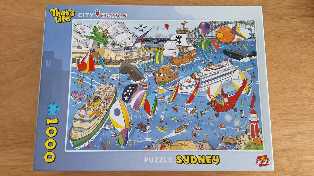 That's Life - Sydney - 1000 stukjes, Ophalen of Verzenden, 500 t/m 1500 stukjes, Gebruikt, Legpuzzel