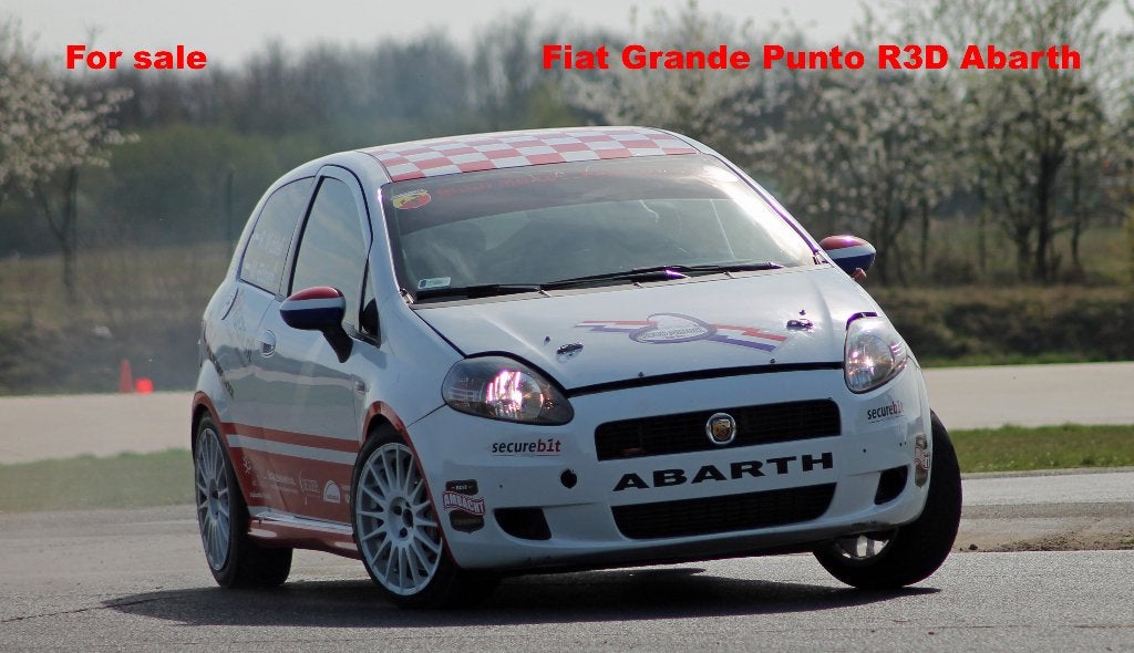 Fiat Grande Punto R3D Abarth rally, Auto's, Stof, 192 pk, Grande Punto, Wit