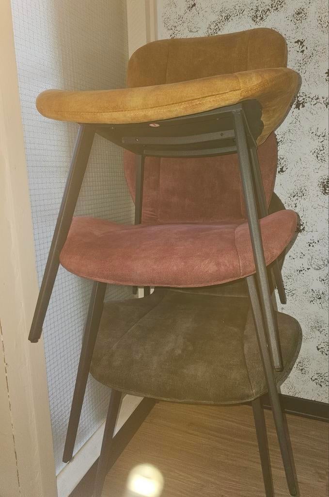 Stollen stoelen set, Gebruikt, Twee, Bruin, Ophalen of Verzenden