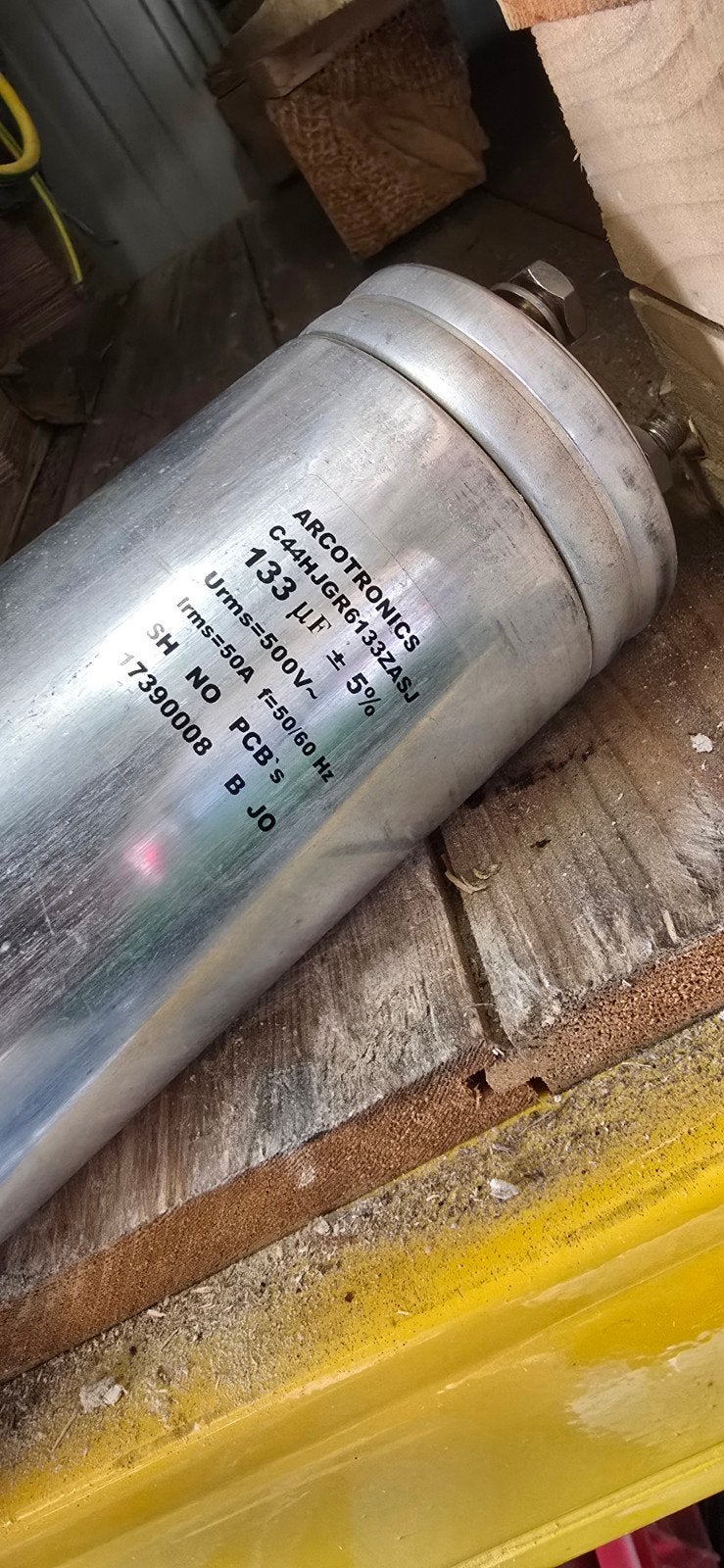 Condensator  133uF 500V, Weetik@niet.nl, Nieuw, Arcotronic, Ophalen of Verzenden