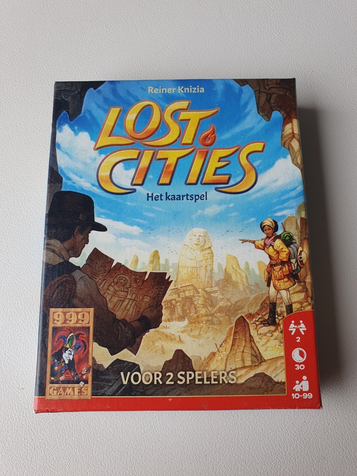 Lost Cities - spel 999Gamed - zo goed als nieuw, Een of twee spelers, Ophalen of Verzenden, Zo goed als nieuw, 999games
