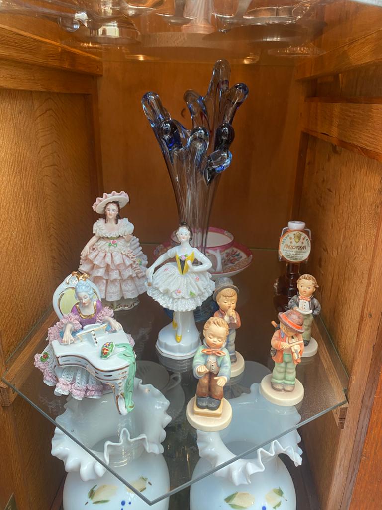 Diverse collectie vintage beeldjes en vazen, Ophalen of Verzenden