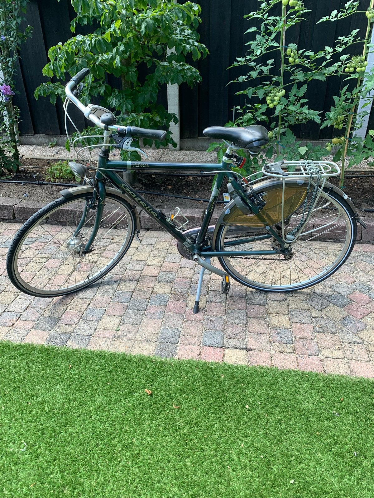 Mooie Gazelle Lausanne herenfiets, Fietsen en Brommers, Ophalen, Gebruikt, Velgrem, Versnellingen