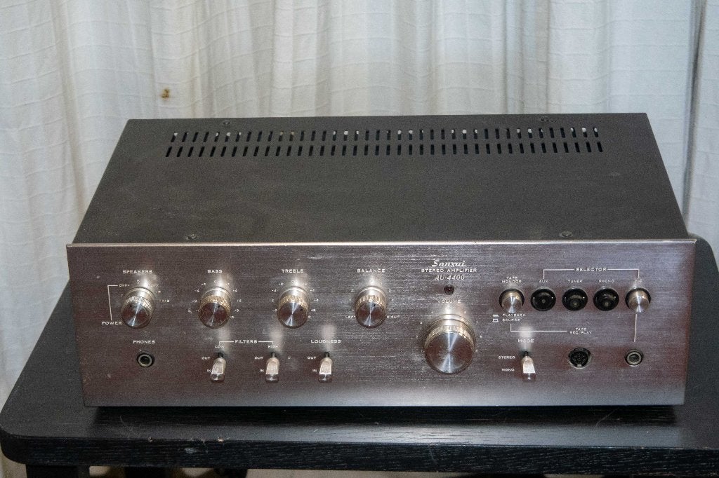Sansui AU4400 amplifier, Overige merken, Gebruikt, Ophalen of Verzenden, Minder dan 60 watt