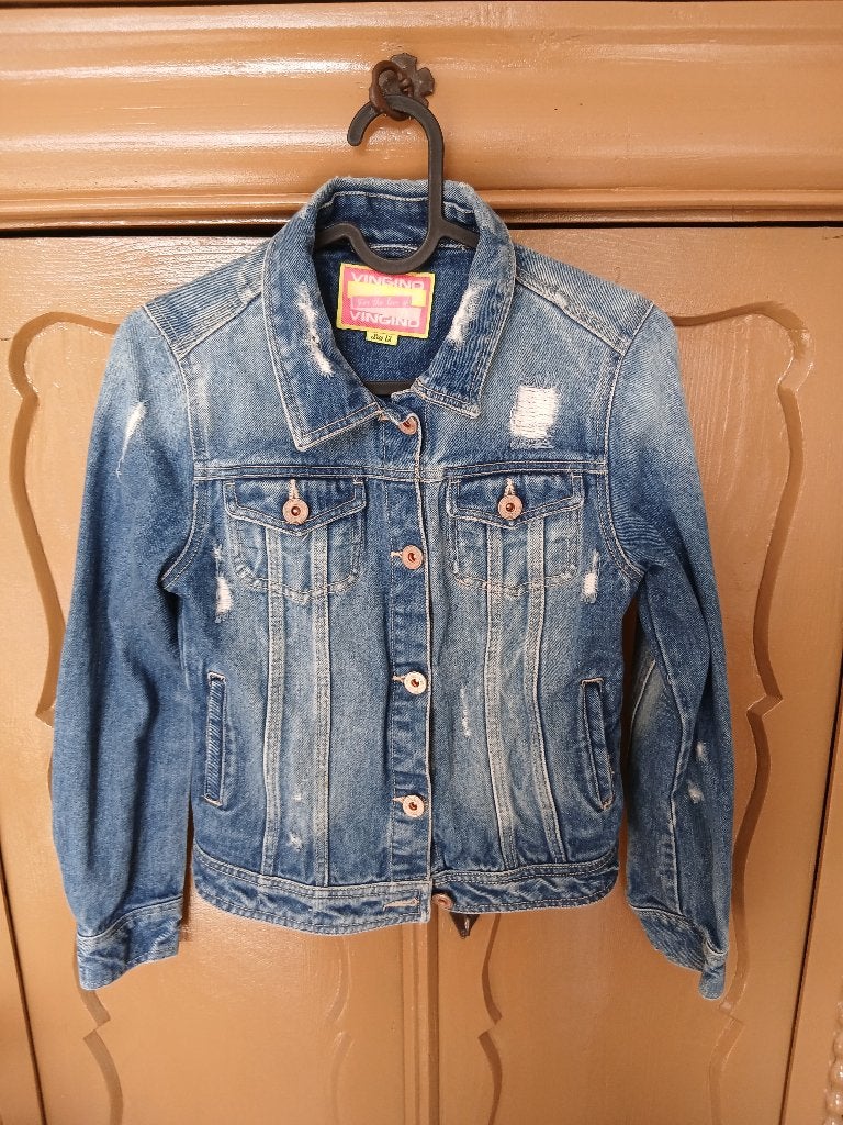 spijkerjas Vingino, Ophalen, Meisje, Zo goed als nieuw, Vingino