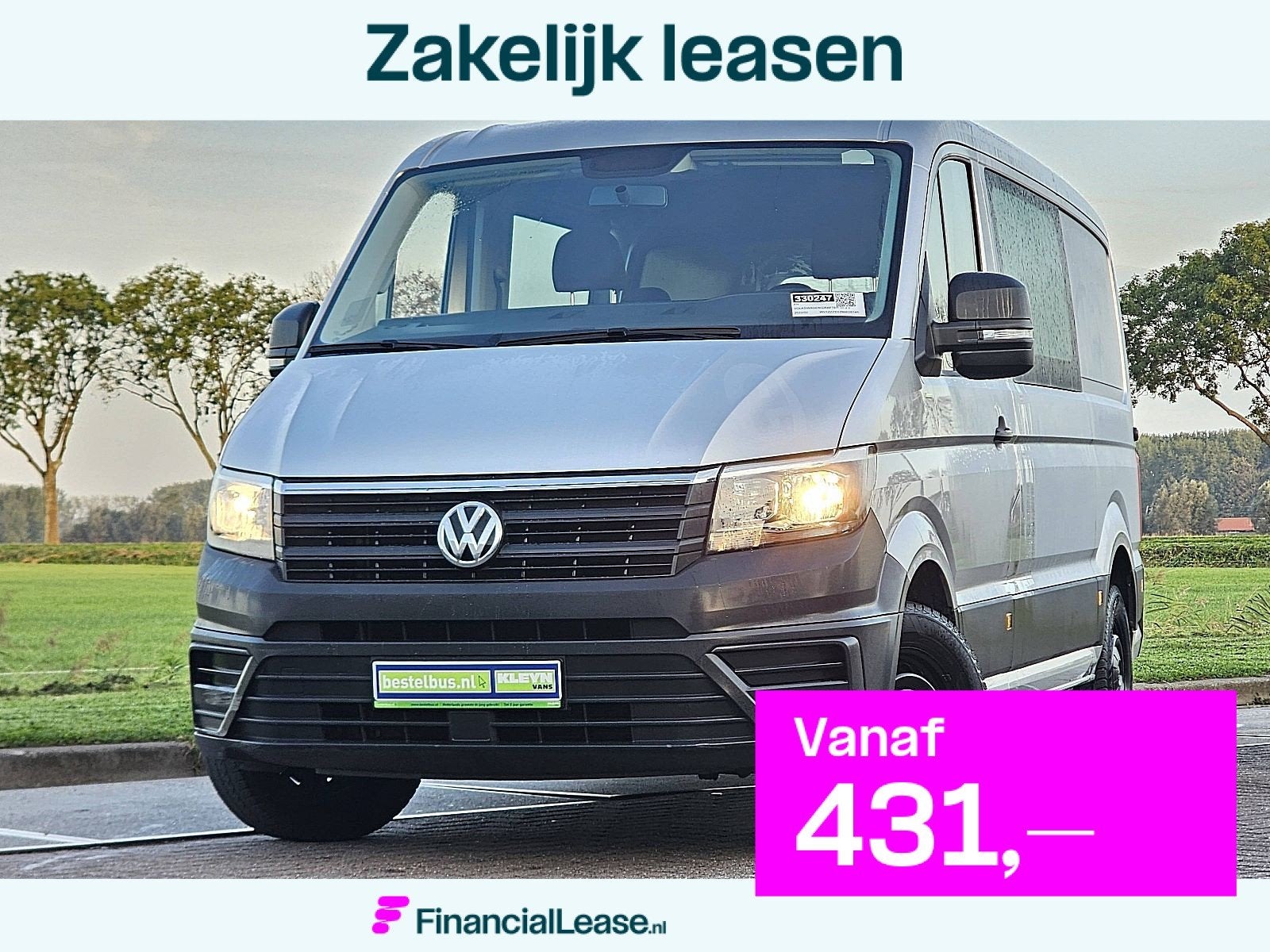 VOLKSWAGEN CRAFTER 35 2.0 dub.cab navi 140pk!, Gebruikt, Euro 6, Volkswagen, Bedrijf