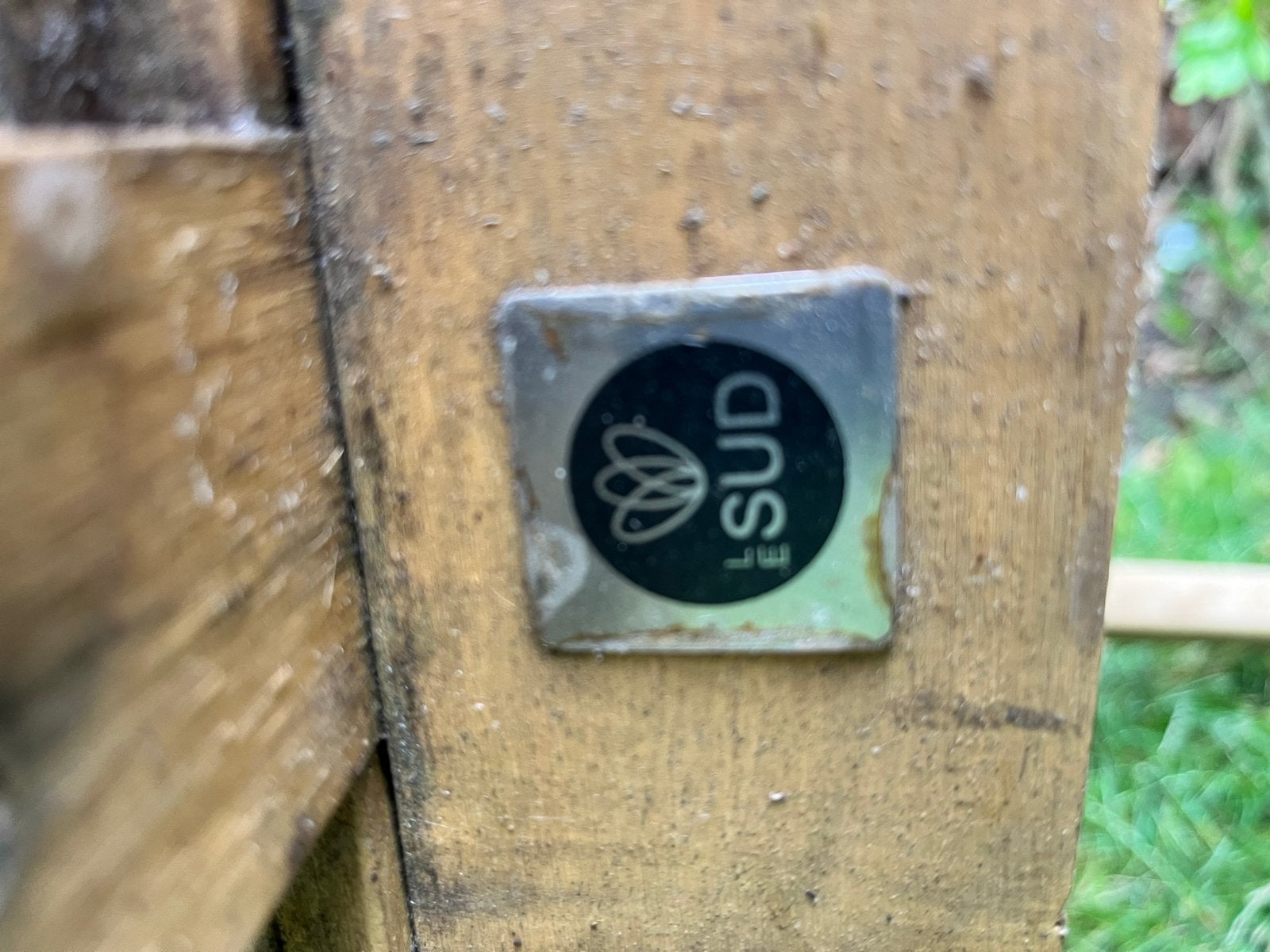 Stevige ronde houten tuintafel van Sud, Tuin en Terras, Ophalen, Gebruikt, Rond, Hout