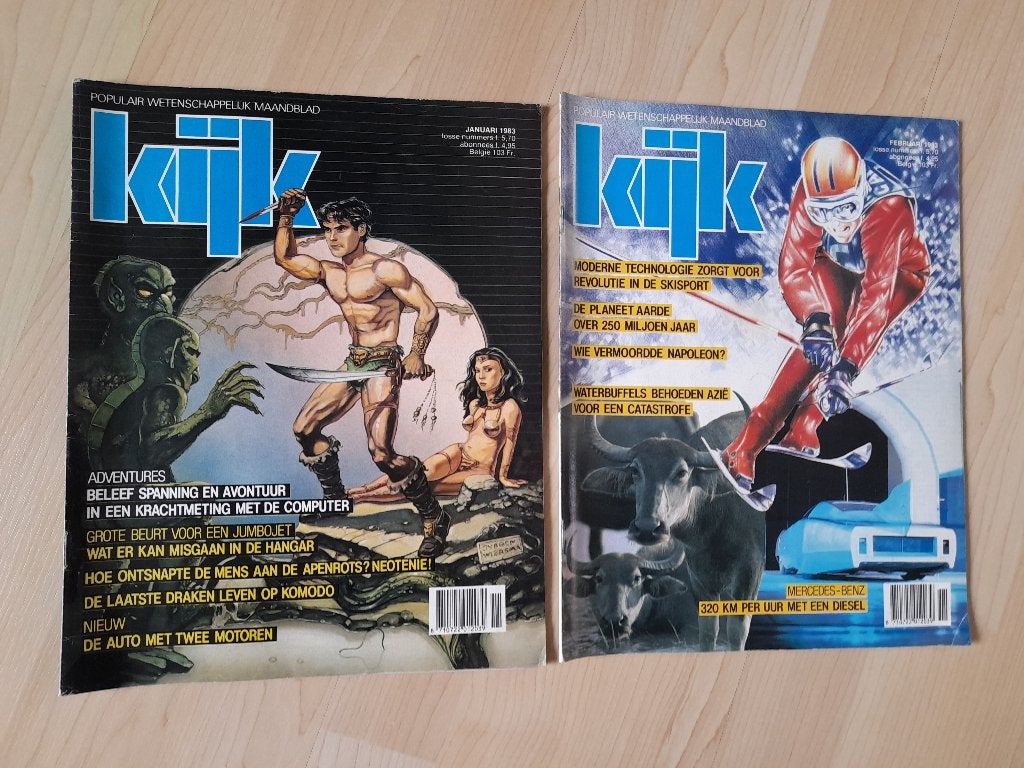 JAARGANG tijdschrift   KIJK  1983 en 1989, Ophalen of Verzenden, Gelezen, Wetenschap en Natuur