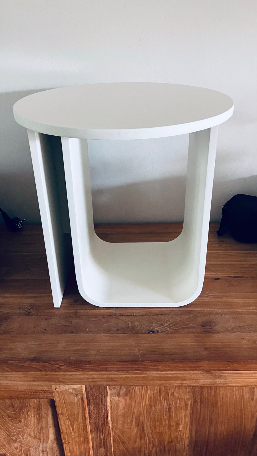 Kwantum bijzettafel, Huis en Inrichting, Ophalen, Minder dan 45 cm, Minder dan 55 cm, Rond
