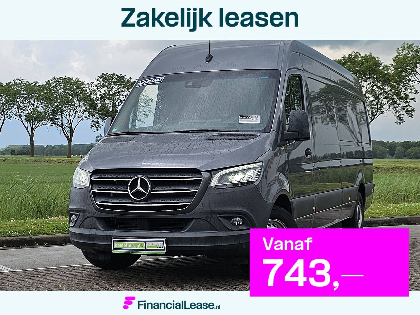 MERCEDES-BENZ SPRINTER 319 l3h2 v6 led 3.5t-trh, Gebruikt, Euro 6, 190 pk, Bedrijf