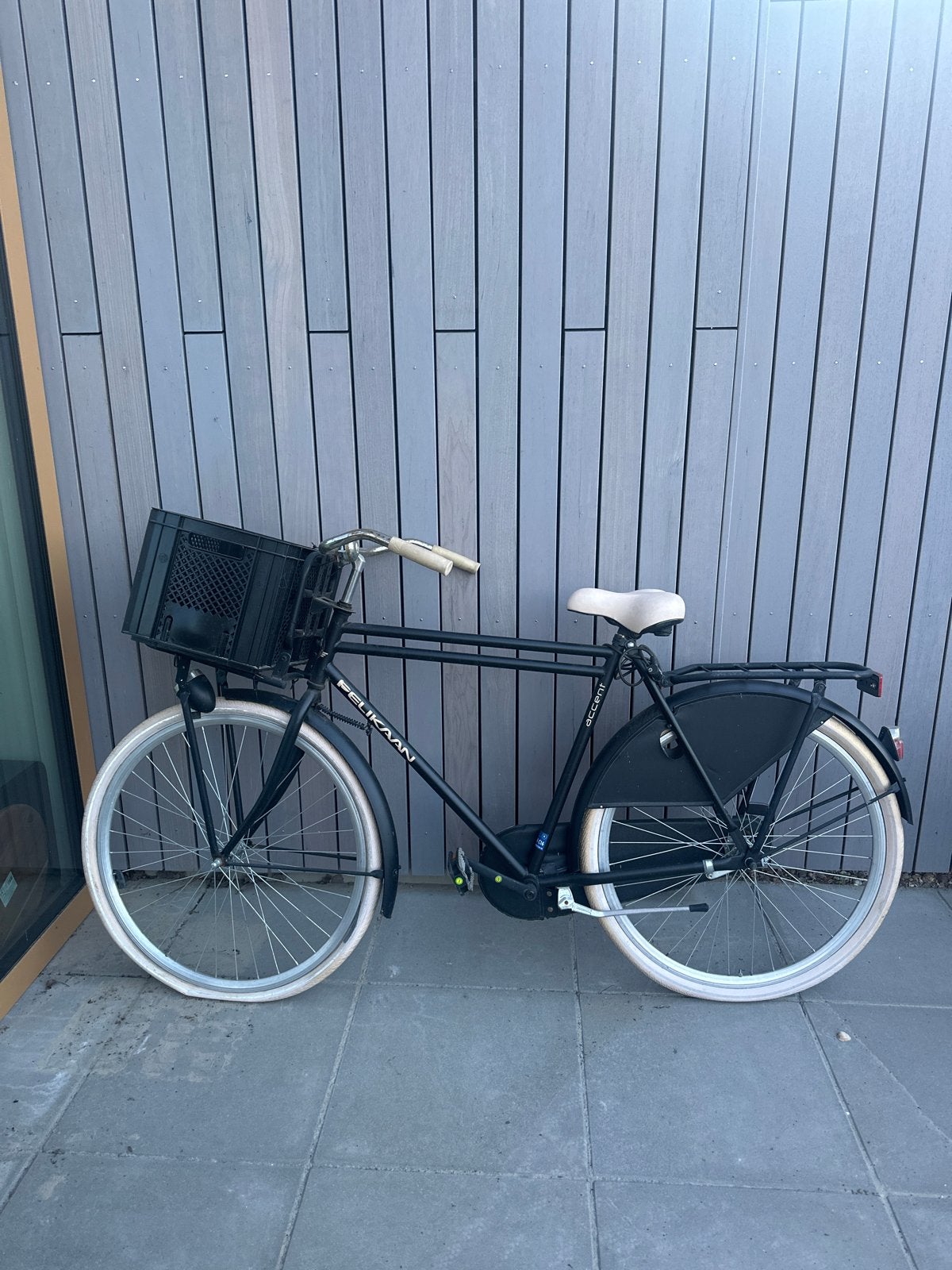 Herenfiets - Pelikaan - Twee nieuwe banden nodig!, Gebruikt, Velgrem, Versnellingen, 57 tot 61 cm