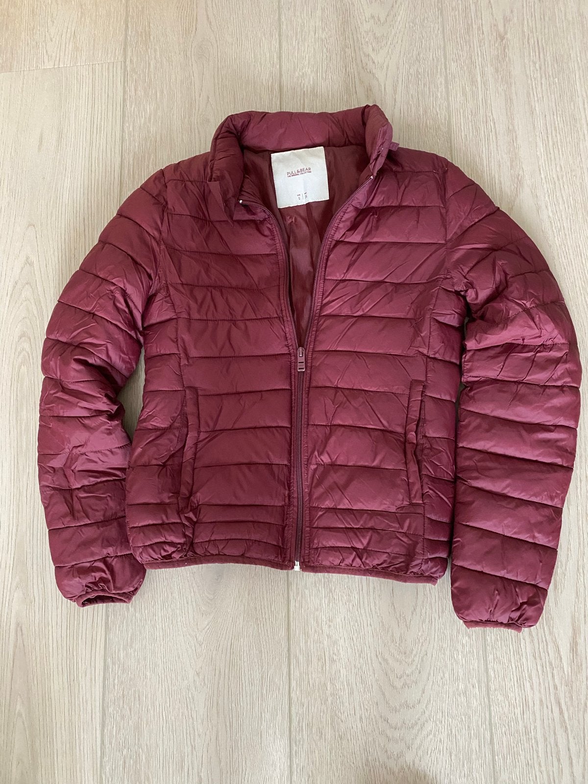 Pull & Bear tussenjas dames maat S, Ophalen of Verzenden, Gedragen, Maat 36 (S), Rood
