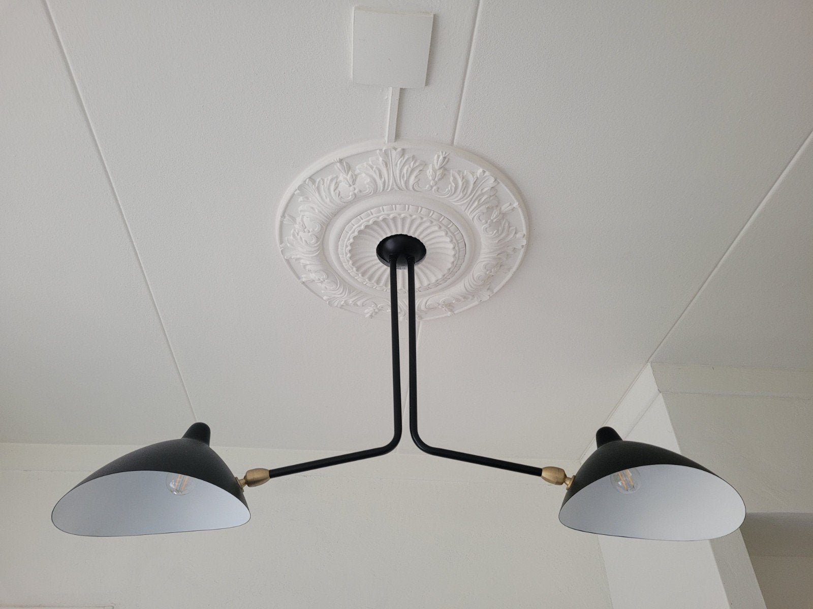 Hanglamp plafondlamp serge mouille style midcentury design, Ophalen