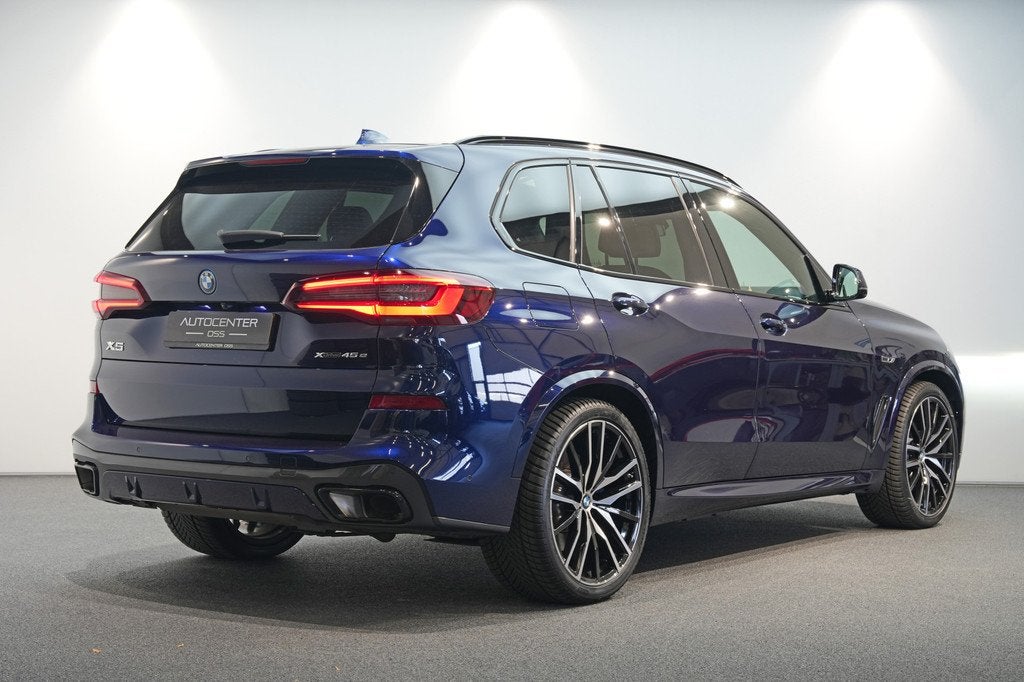BMW X5 xDrive45e M-Sport ✅ BMW Gar. 3/2028 ✅ Pano ✅ 50, 12 maanden, Gebruikt, 394 pk, Blauw