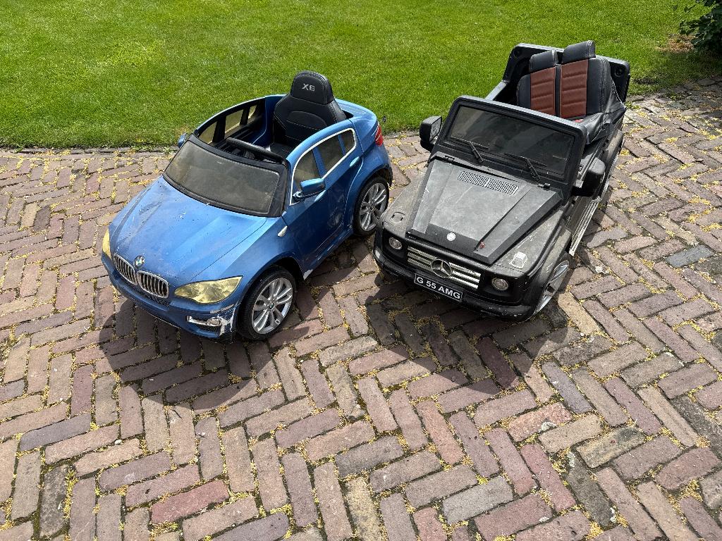 Kinder auto BMW Mercedes, Ophalen, Gebruikt