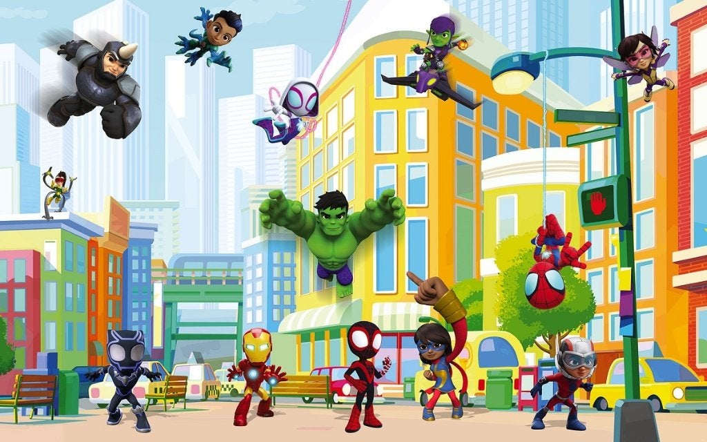 Spidey behang Amazing Friends, Spider-Man NIEUW, Verzenden, Nieuw