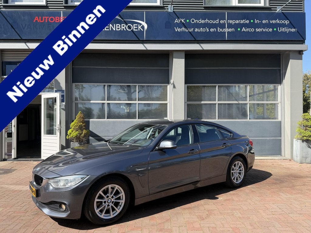 BMW 4 Serie Gran Coupé 418d High Executive Bj 2015 136pk De, Auto's, BMW, Bedrijf, Te koop, 4-Serie Gran Coupé, 360° camera, ABS