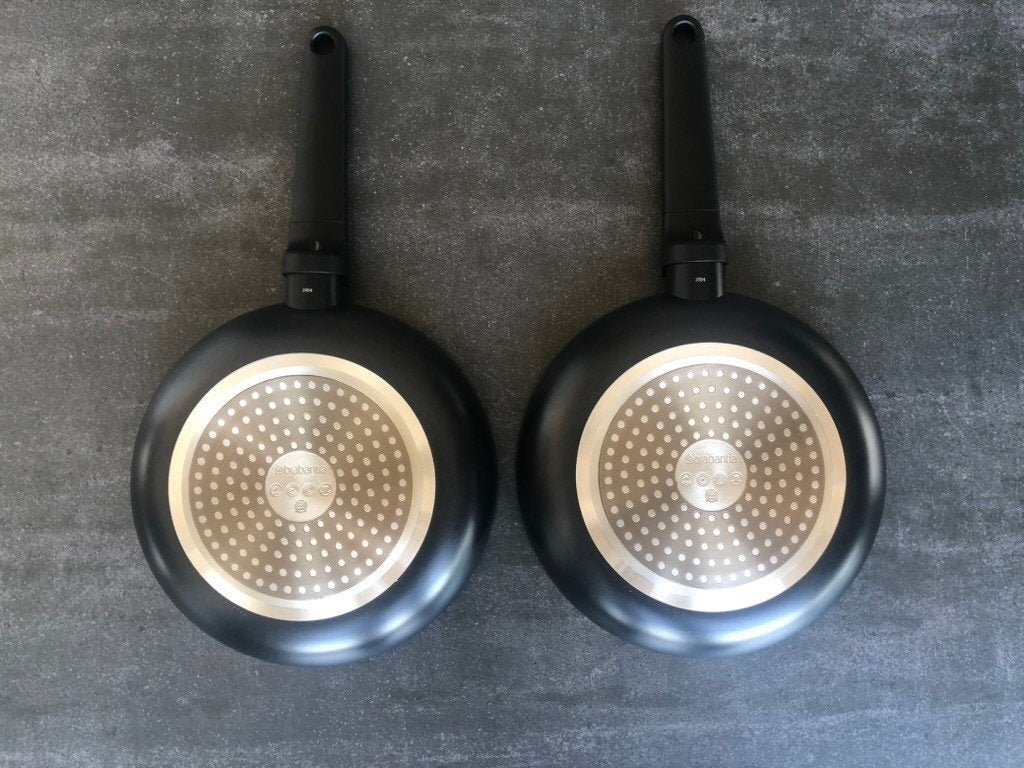 2 BRABANTIA Nero koekenpannen, Koekenpan, Antiaanbaklaag, Aluminium, Ophalen of Verzenden