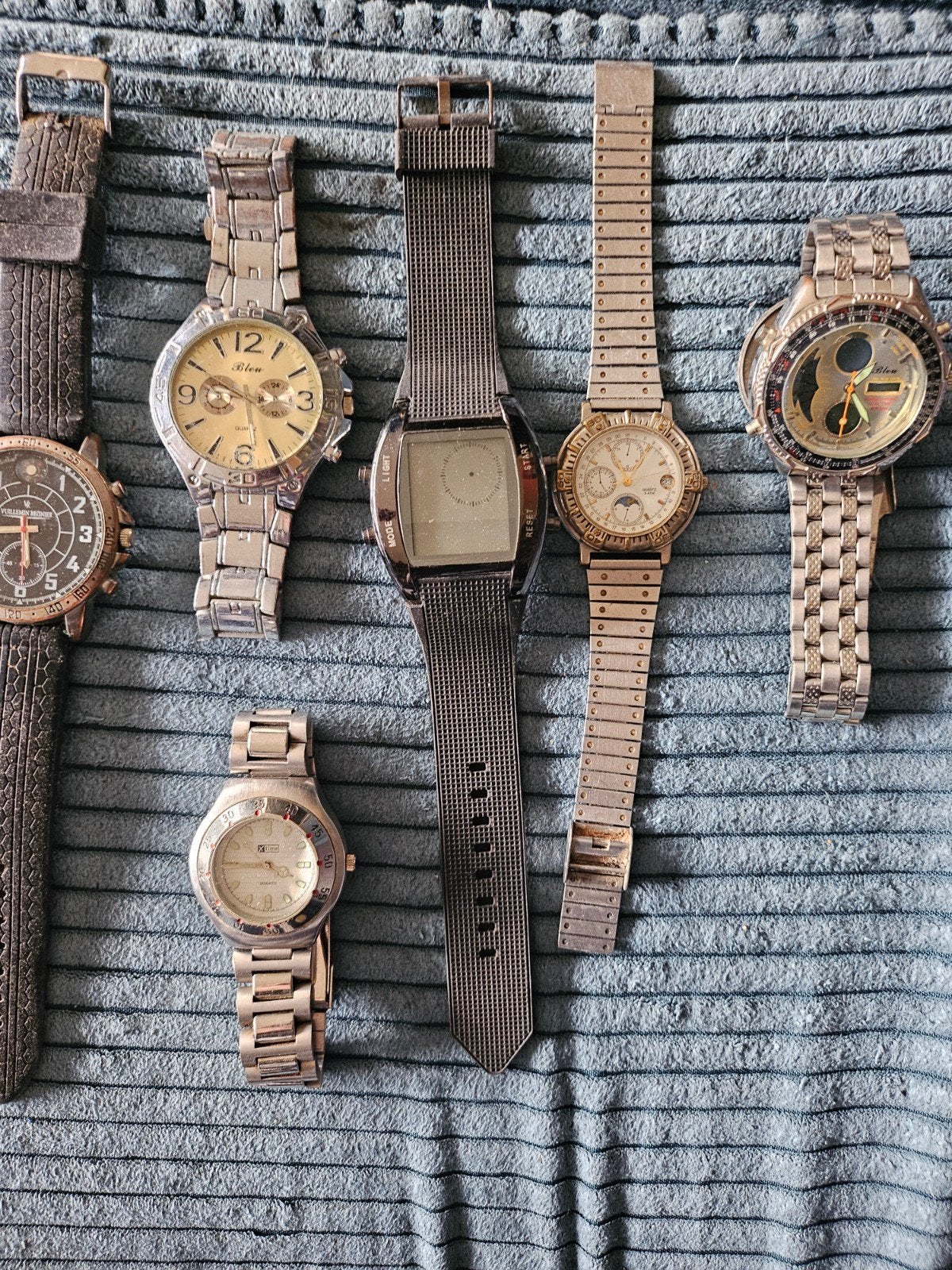Partij van 6 horloges (o.a. Vuillemin Régnier), Ophalen of Verzenden, Gebruikt