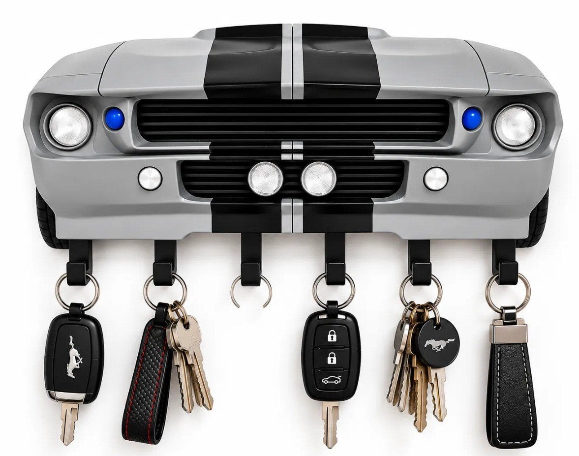Shelby GT500 Sleutelhouder - Diverse kleuren beschikbaar, Meerkleurig, Nieuw, Kunststof, Ophalen of Verzenden