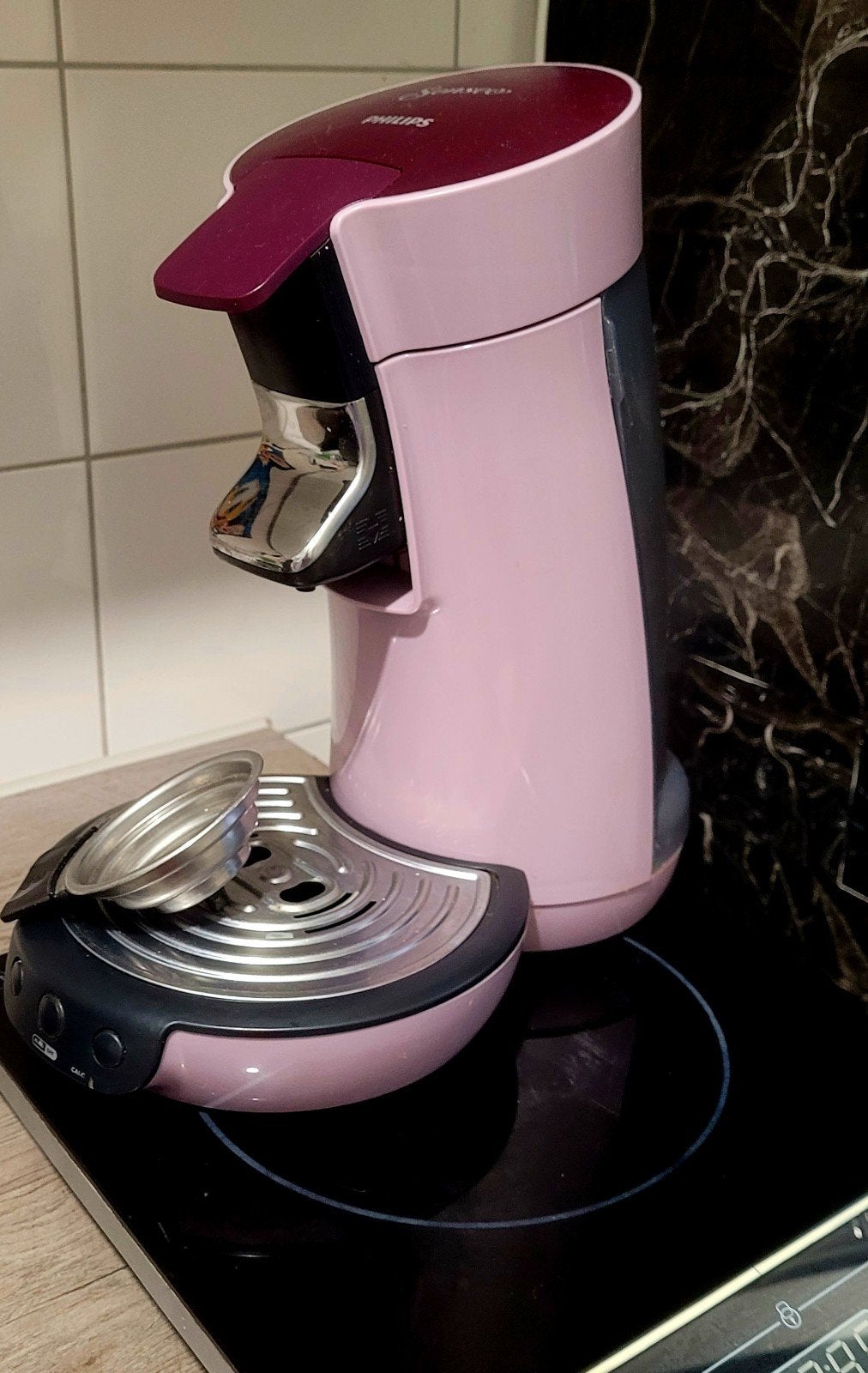 Philips Senseo Koffiezetapparaat - Roze, Ophalen of Verzenden, Zo goed als nieuw, Paars