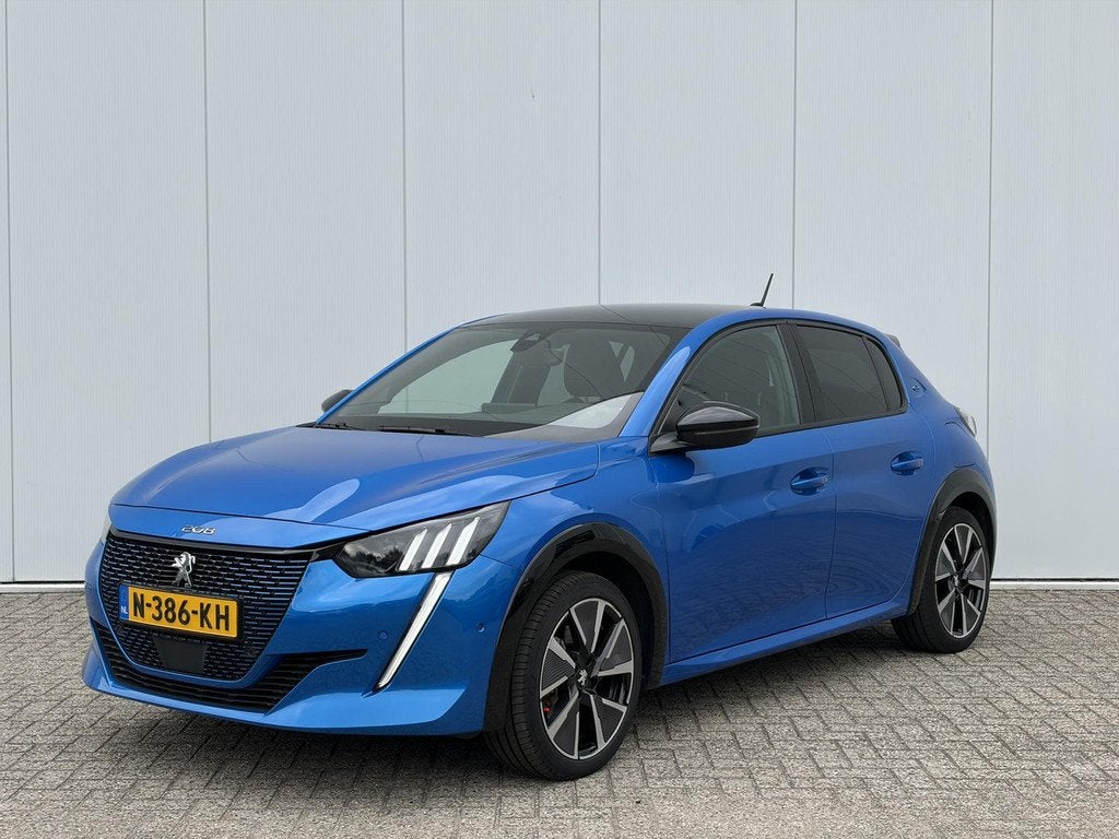 Peugeot e-208 EV GT 350 50 kWh (bj 2021, automaat), Auto's, Peugeot, Automaat, 136 pk, Gebruikt, Parkeersensor