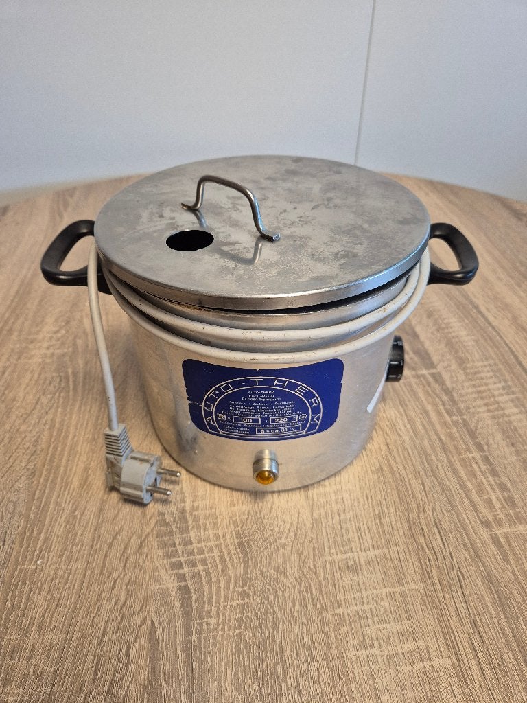 Chocolade smeltbak, warmhoudbak, tempreermachine 2,5L, Ophalen of Verzenden, Gebruikt, Bakkerij en Slagerij