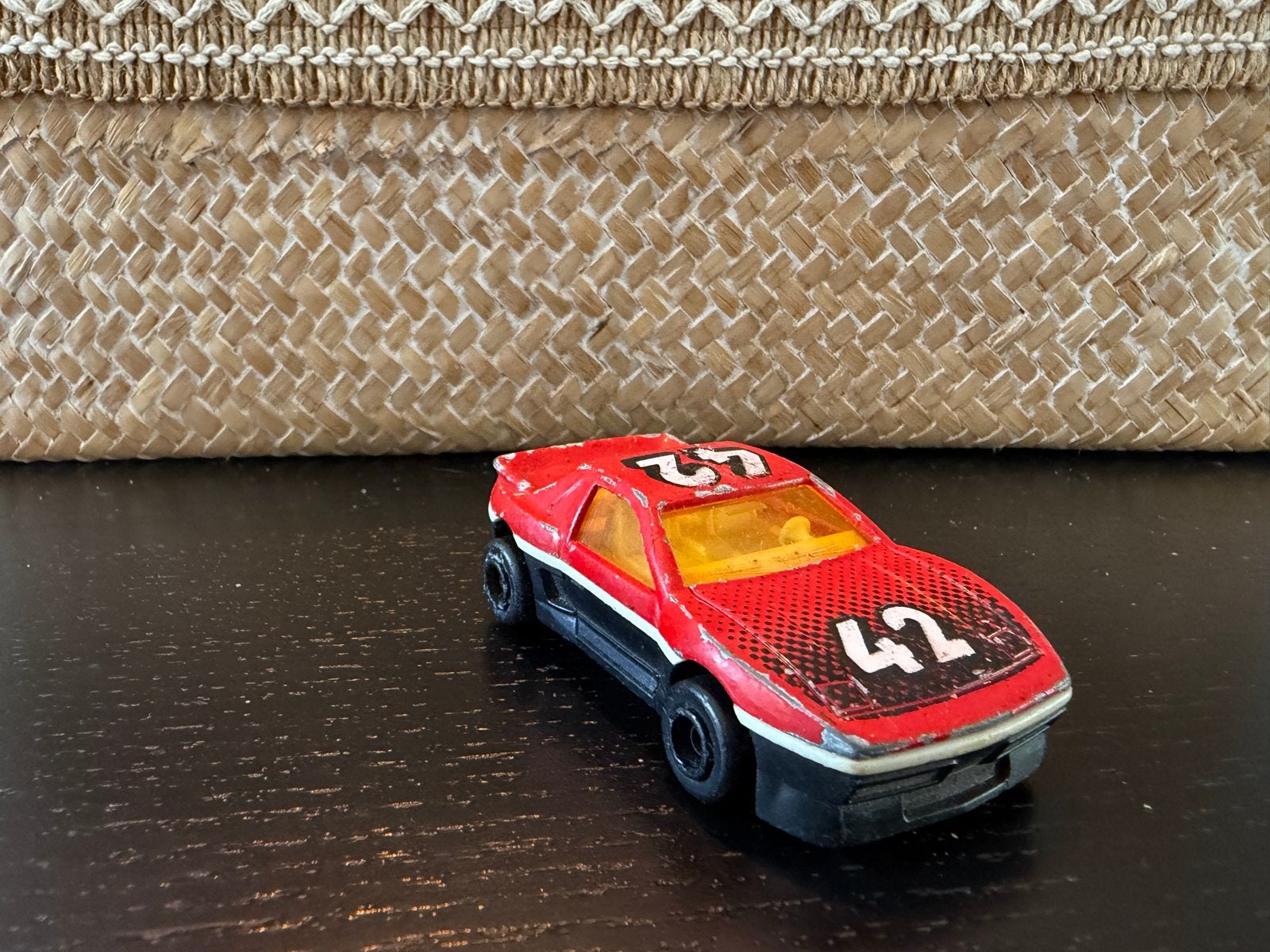 Majorette Pontiac Fiero - Ref. 206 - Schaal 1/53 - Frankrijk, Ophalen of Verzenden, Gebruikt, Auto, Overige merken