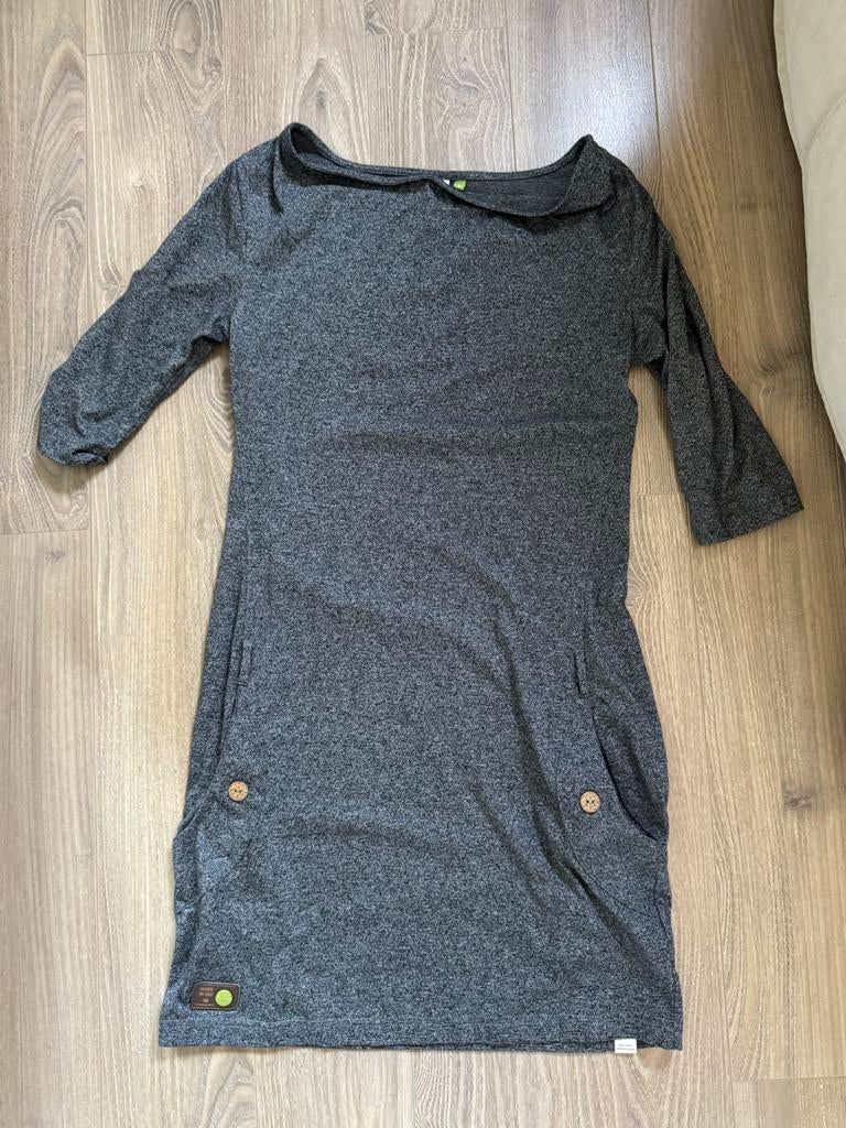 Ragwear Jurk Grijs Maat S, Kleding | Dames, Ophalen of Verzenden, Maat 36 (S), Grijs, Gedragen