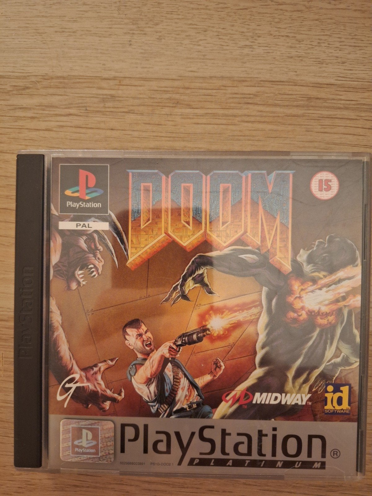 Doom Ps1, Spelcomputers en Games, Gebruikt, Shooter, 1 speler, Eén computer