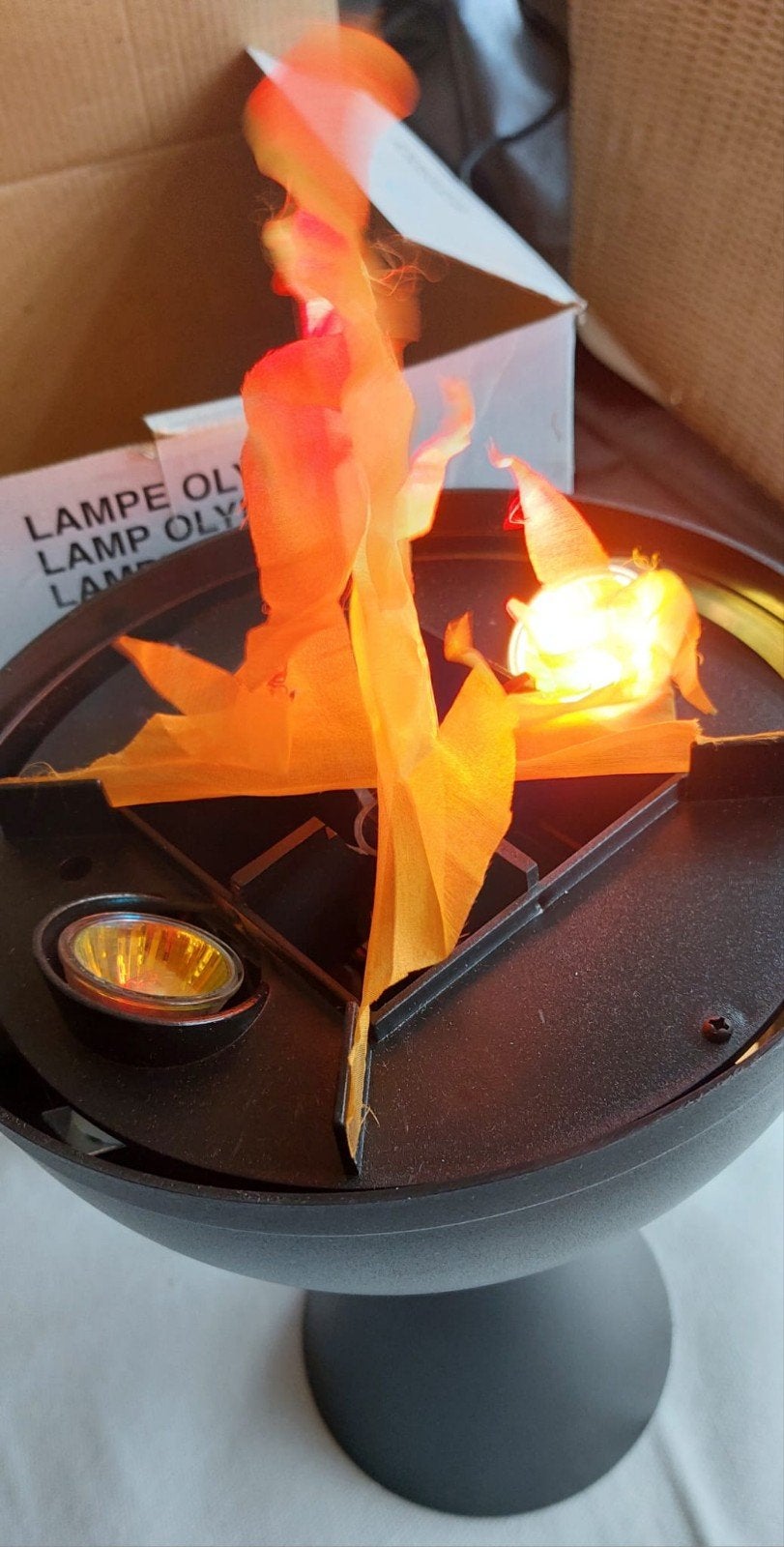 Nep vuur lamp., Ophalen, Gebruikt, Lavalamp, Overige stijlen