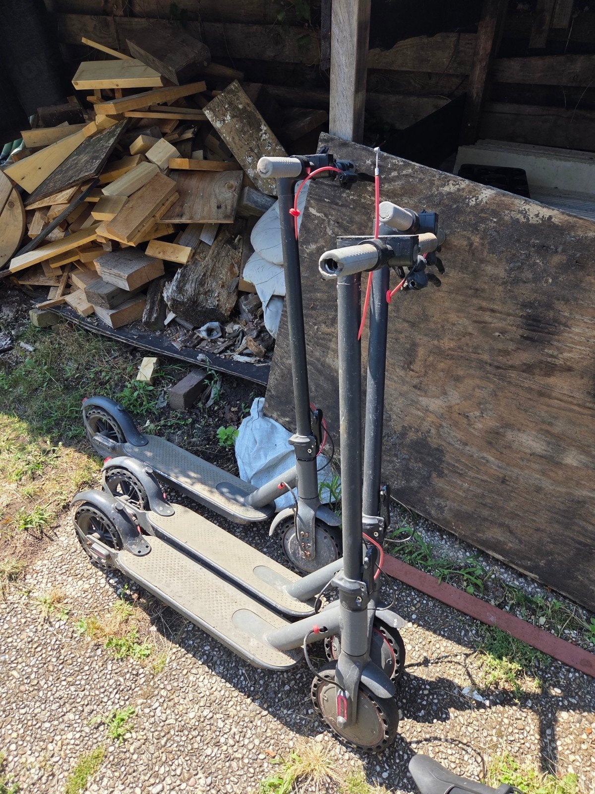 3x Elektrische step (1 werkend, 2 voor onderdelen/reparatie), Fietsen en Brommers, Ophalen, Gebruikt, Elektrische step (E-scooter)