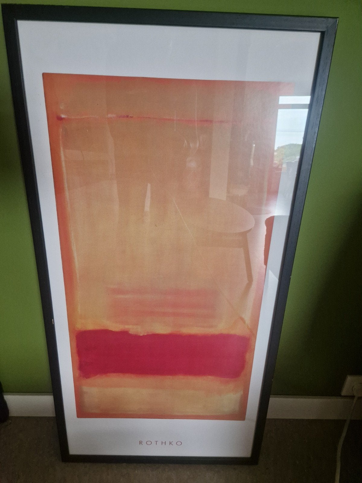 Rothko poster in lijst, Antiek en Kunst, Ophalen of Verzenden