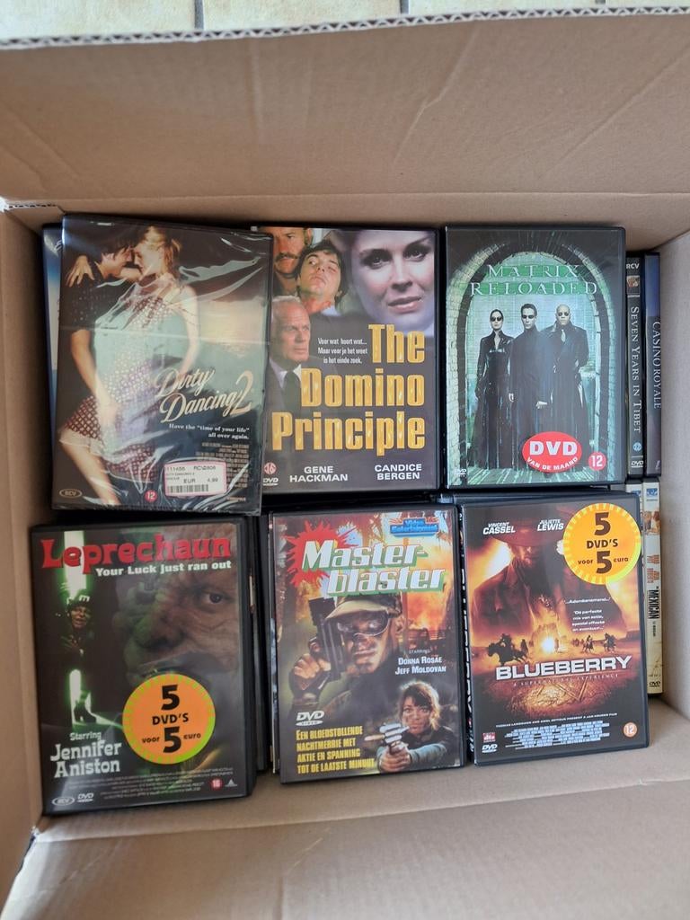 6 dvd films €1.50 per stuk alleen afhalen, Alle leeftijden, Ophalen, Zo goed als nieuw, Overige genres