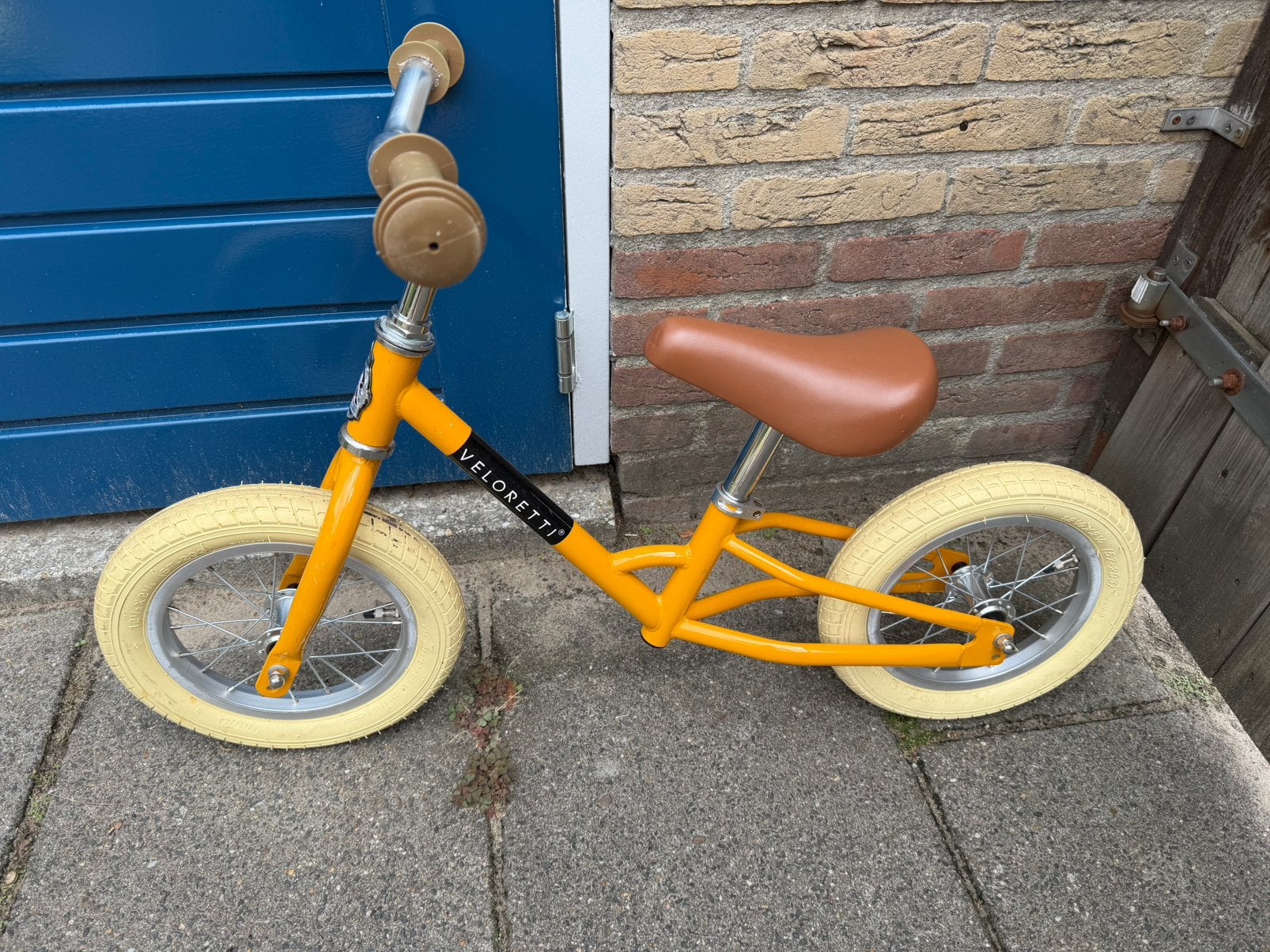 Veloretti loopfiets geel fiets, Ophalen, Zo goed als nieuw, Loopfiets
