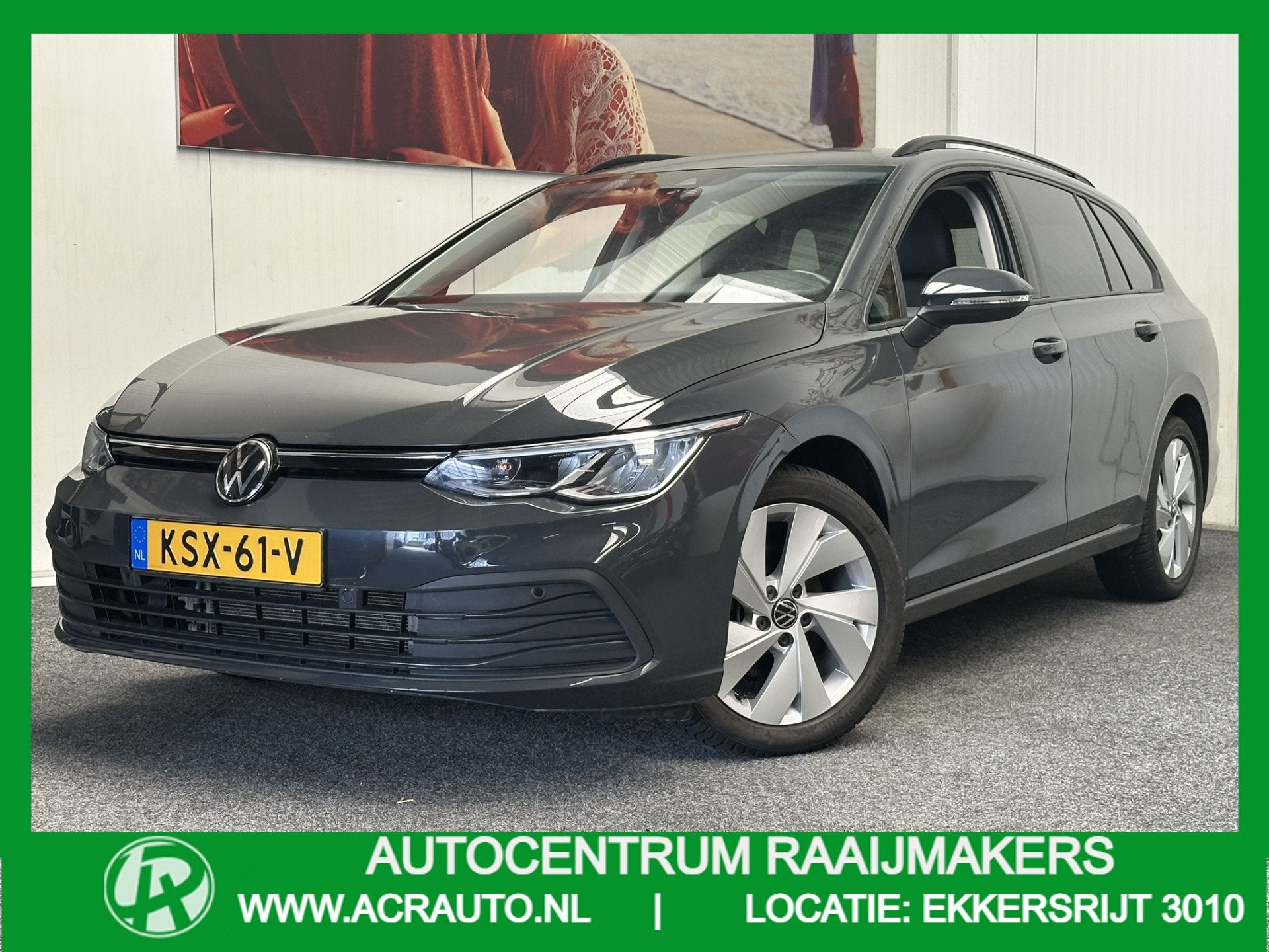 Volkswagen Golf VARIANT 1.5 eTSI STYLE ADAPTIVE CRUISE CONTR, Auto's, Stof, 1302 kg, 4 cilinders, Grijs