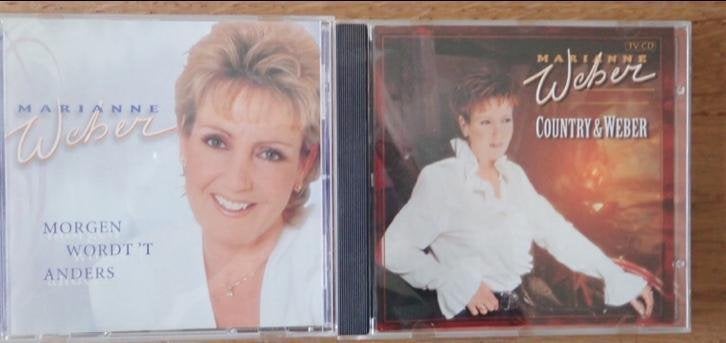 CD Marianne Weber / Country Weber - Morgen wordt ‘t anders, Ophalen of Verzenden, Zo goed als nieuw, Levenslied of Smartlap
