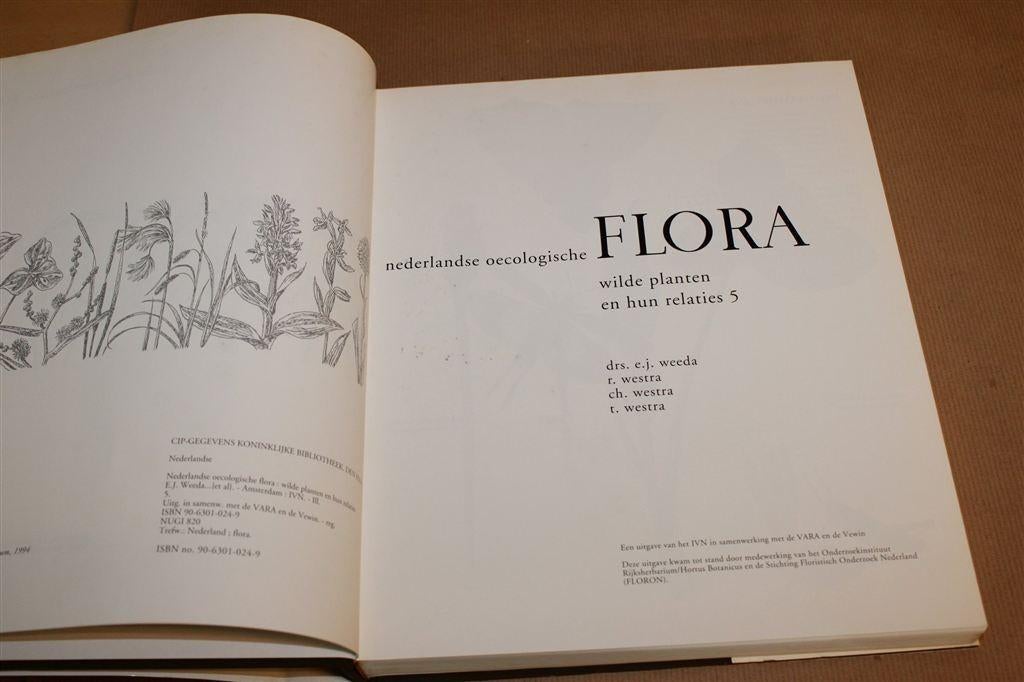Ned. Oecologische Flora Deel 5 — Wilde Planten Weeda 1994, Ophalen of Verzenden, Gelezen, Bloemen, Planten en Bomen