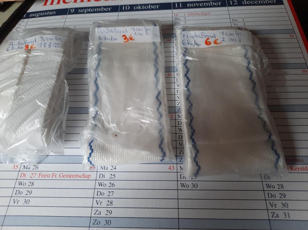 AIDA Borduurband - Verschillende breedtes  #1, Hobby en Vrije tijd, Ophalen of Verzenden, Nieuw, Handborduren, Onderdeel of Toebehoren