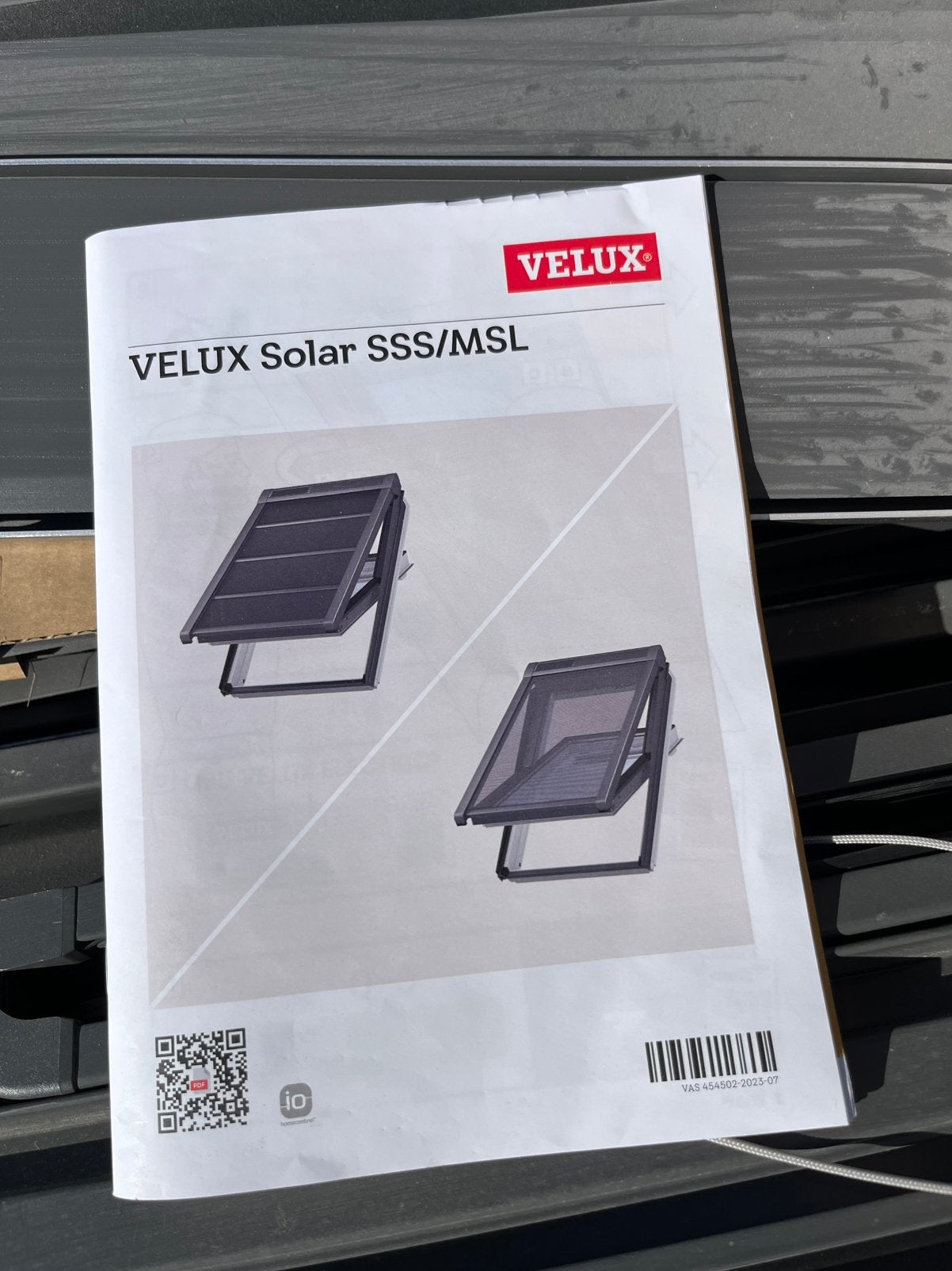 VELUX Solar buitenzonwering UK08, Ophalen, Zo goed als nieuw, Minder dan 80 cm, Dakraam