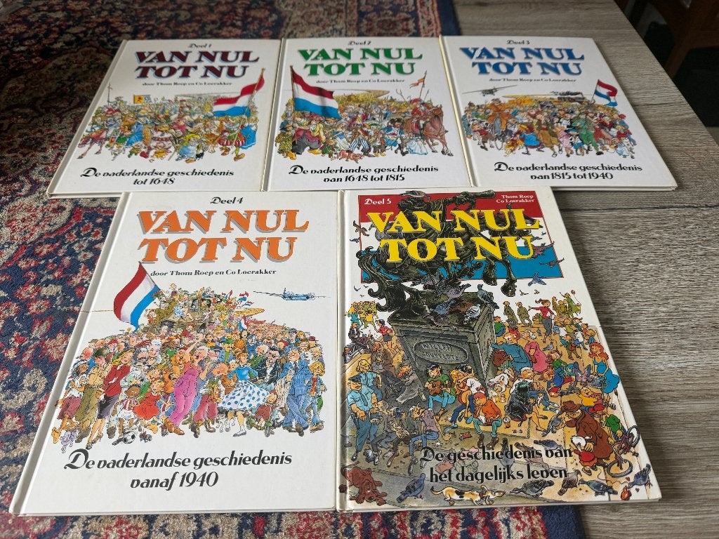 Van Nul tot Nu. Thom Roep en Co Loerakker., Boeken, Meerdere stripboeken, Ophalen of Verzenden, Zo goed als nieuw, Thom Roep en Co Loerakker.