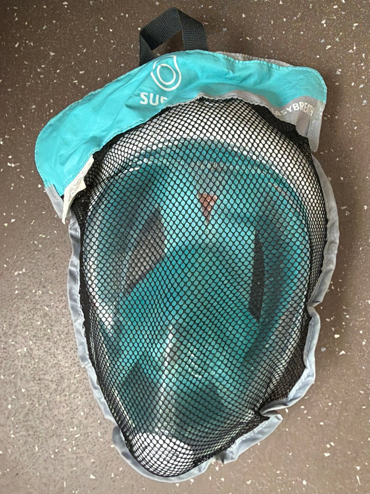 Decathlon Easybreath Snorkelmasker, Watersport en Boten, Ophalen of Verzenden, Gebruikt, Duikbril of Snorkel