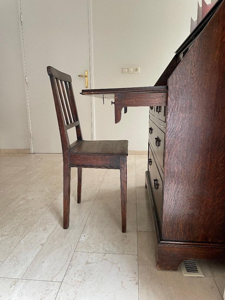 Antieke Engelse (bureau) stoel (zeer goede staat), Ophalen