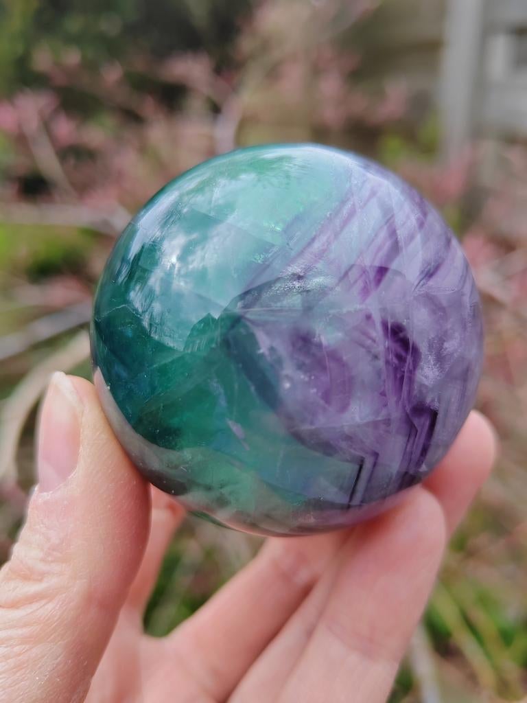 Fluoriet bol 55 mm, Ophalen of Verzenden, Mineraal