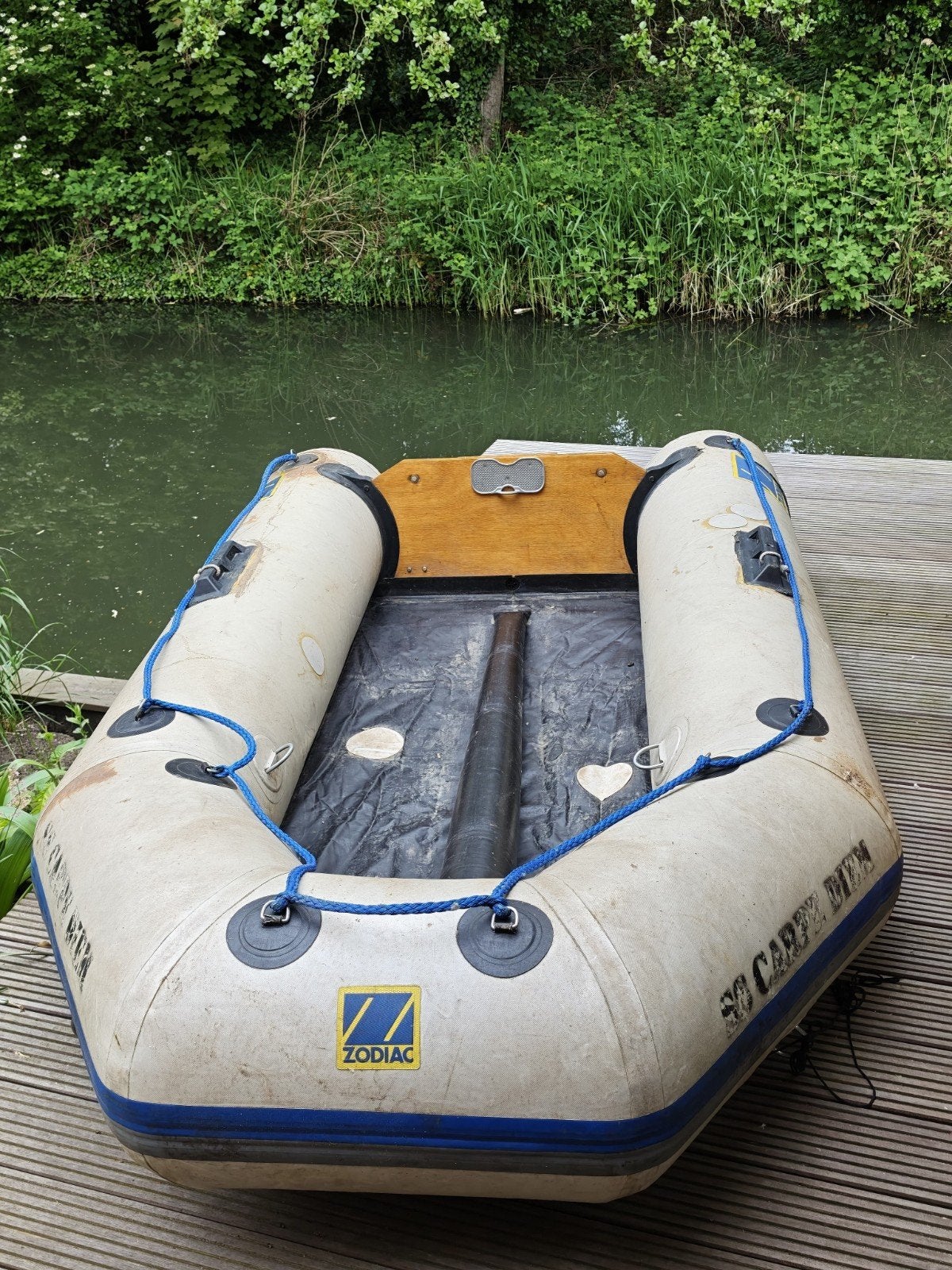 Zodiac rubberboot met losse bodem en lek, Watersport en Boten, Ophalen, Gebruikt