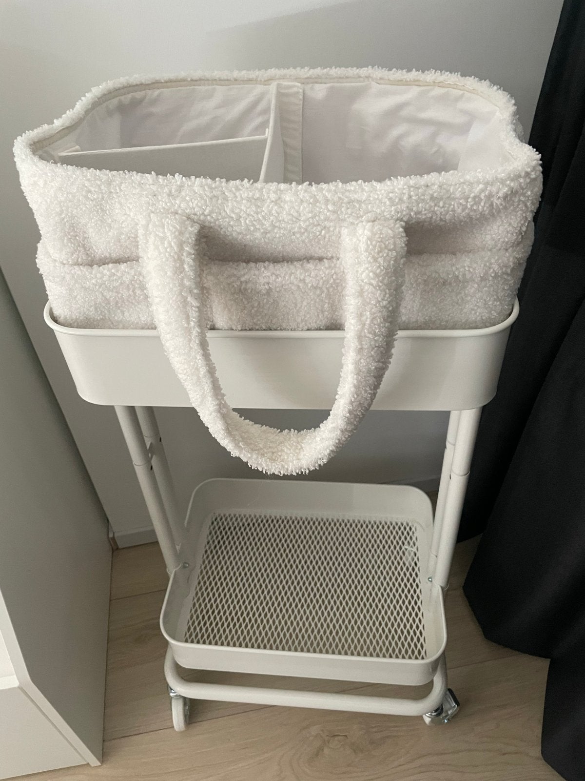 RÅSKOG trolley met luiertas, Ophalen, Zo goed als nieuw