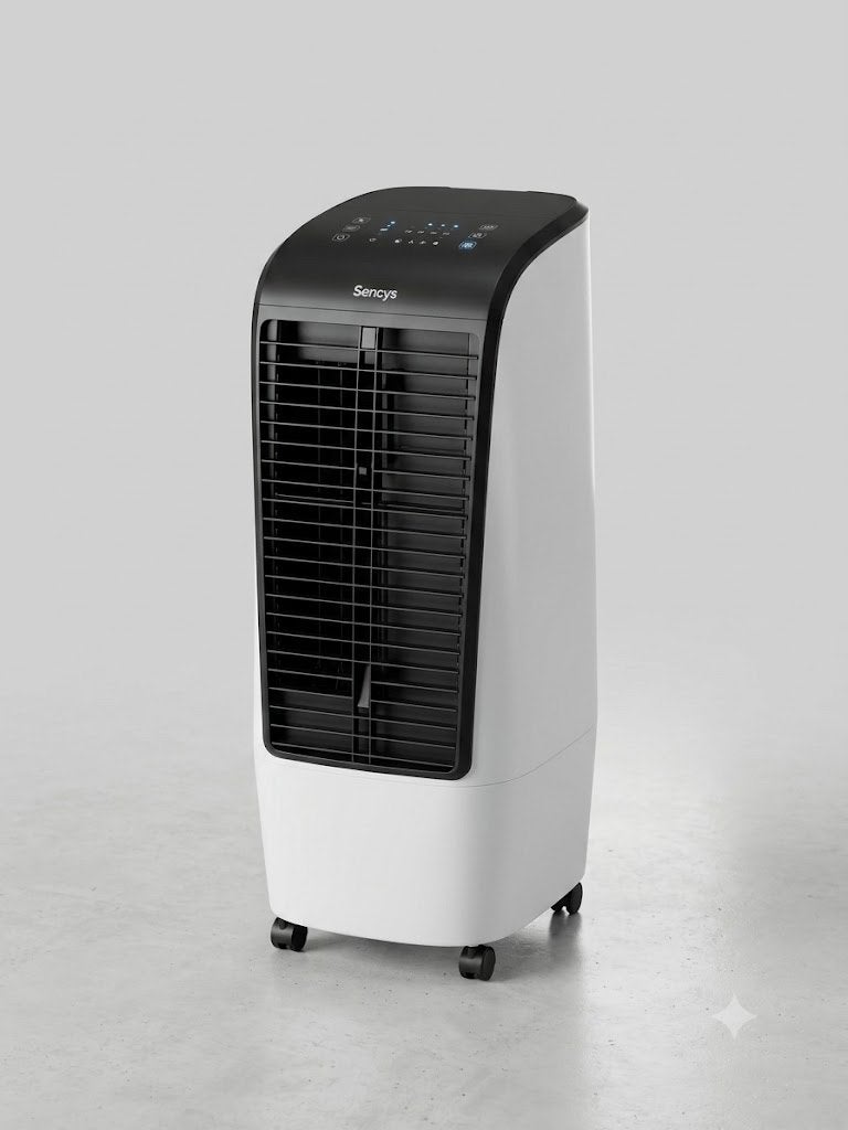 Sencys DF-AF2850C Air Cooler - Koelen, Ventileren, Timer, Ophalen, Minder dan 60 m³, Timer, 3 snelheden of meer