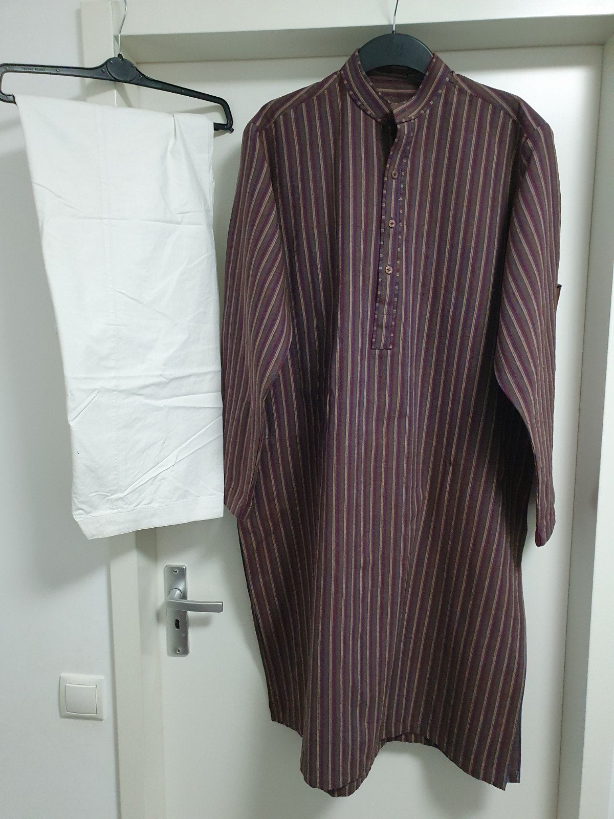 Heren indiase Kurta broek Set - Maat XL - Een keer gedragen, Ophalen of Verzenden, Zo goed als nieuw
