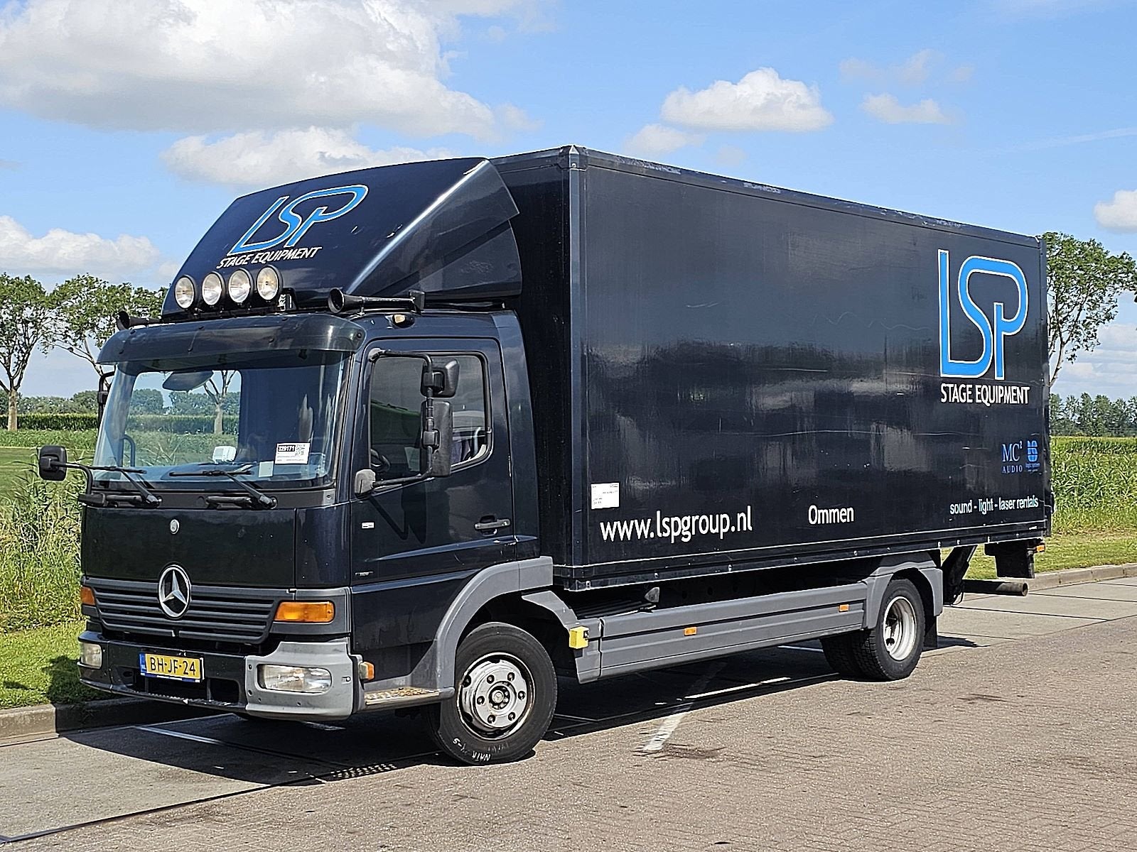 MERCEDES-BENZ ATEGO 815 euro 2 nl-truck, 150 pk, Zwart, Mercedes-Benz, Bedrijf